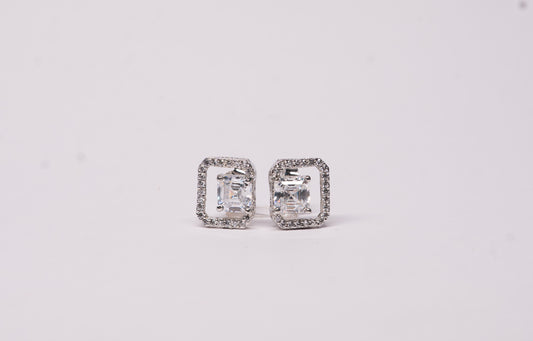 Regal Frame 925 Sterling Silver Earrings