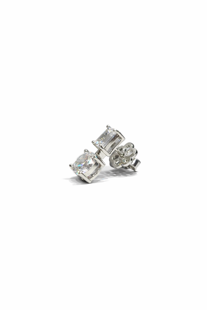 Imperial Duo Drop 925 Sterling Silver Earrings