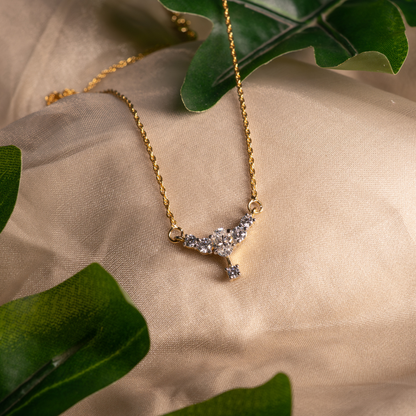 Golden Grace 925 Sterling Silver Necklace