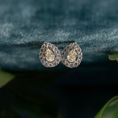 Aurora Pear 925 Sterling Silver Earrings