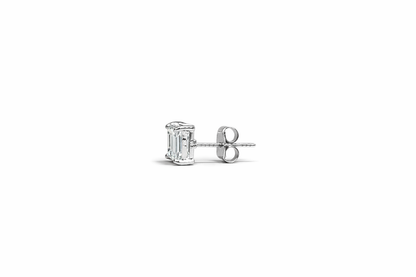 Square Solitaires 925 Sterling Silver Studs