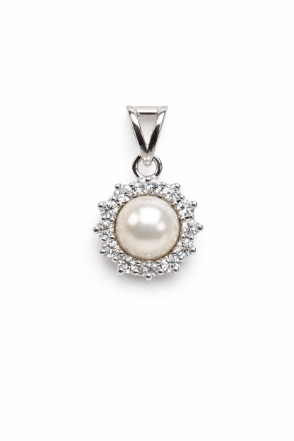 Pearl Aura 925 Sterling Silver Necklace