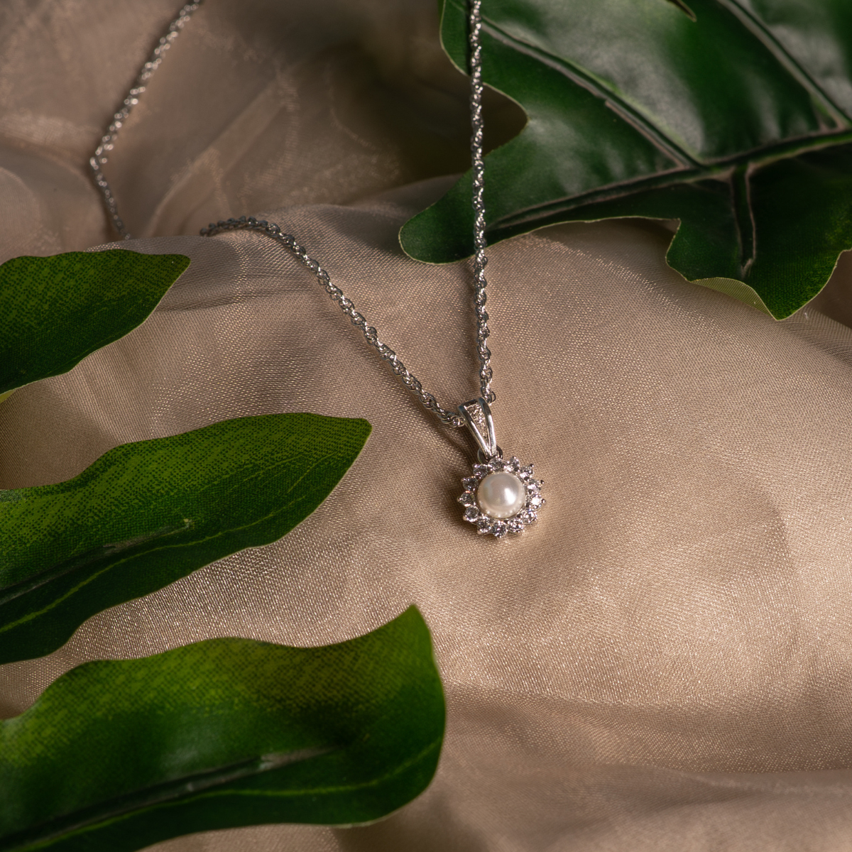 Pearl Aura 925 Sterling Silver Necklace