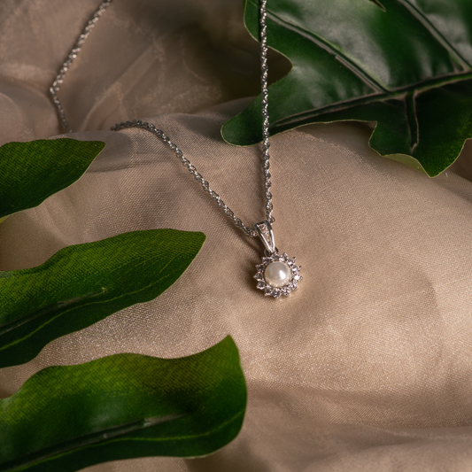 Pearl Aura 925 Sterling Silver Necklace