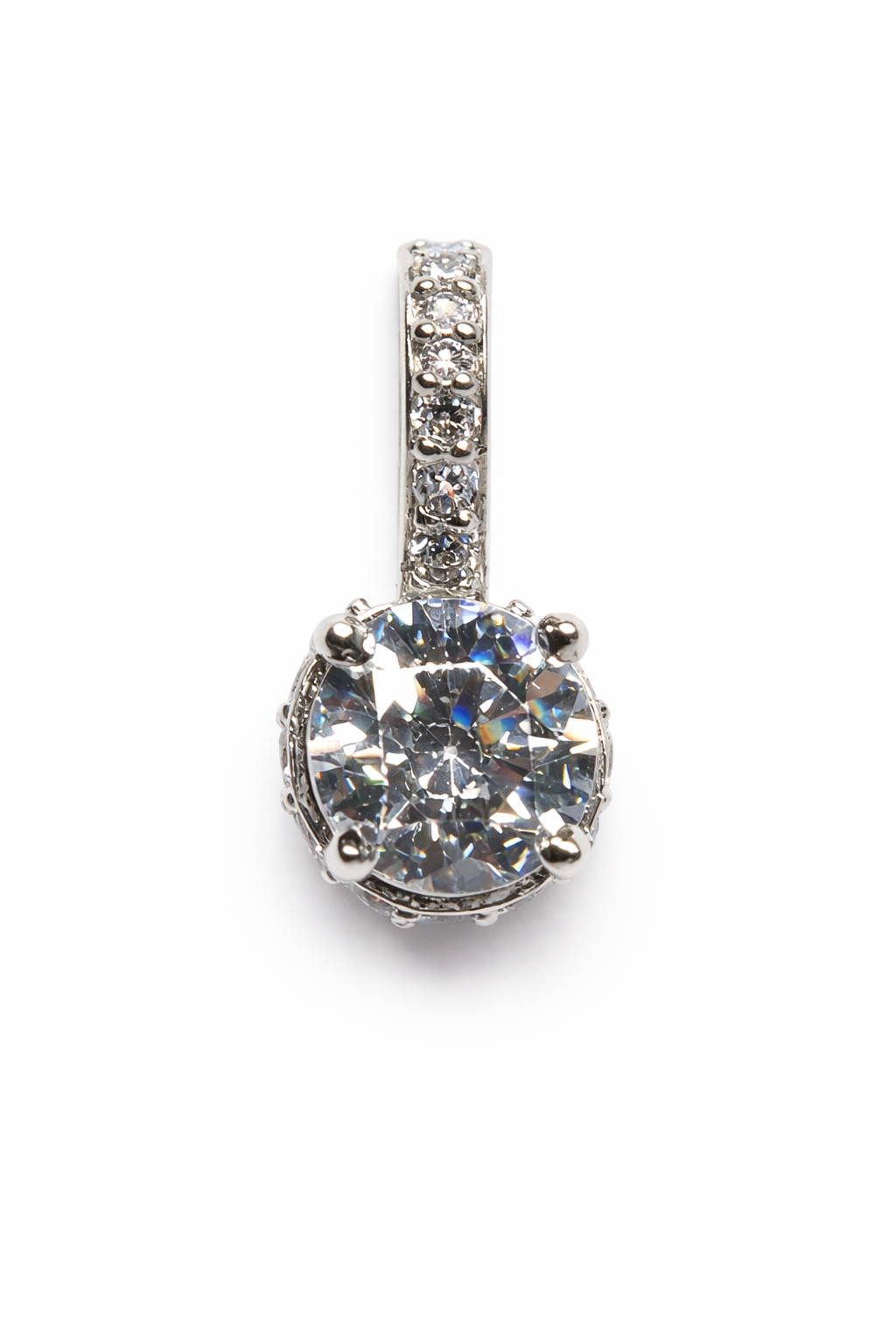 Icon Solitaire 925 Sterling Silver Necklace