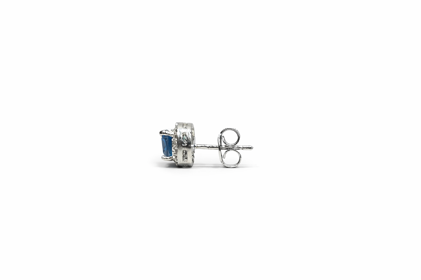 Azure Halo 925 Sterling Silver Earrings