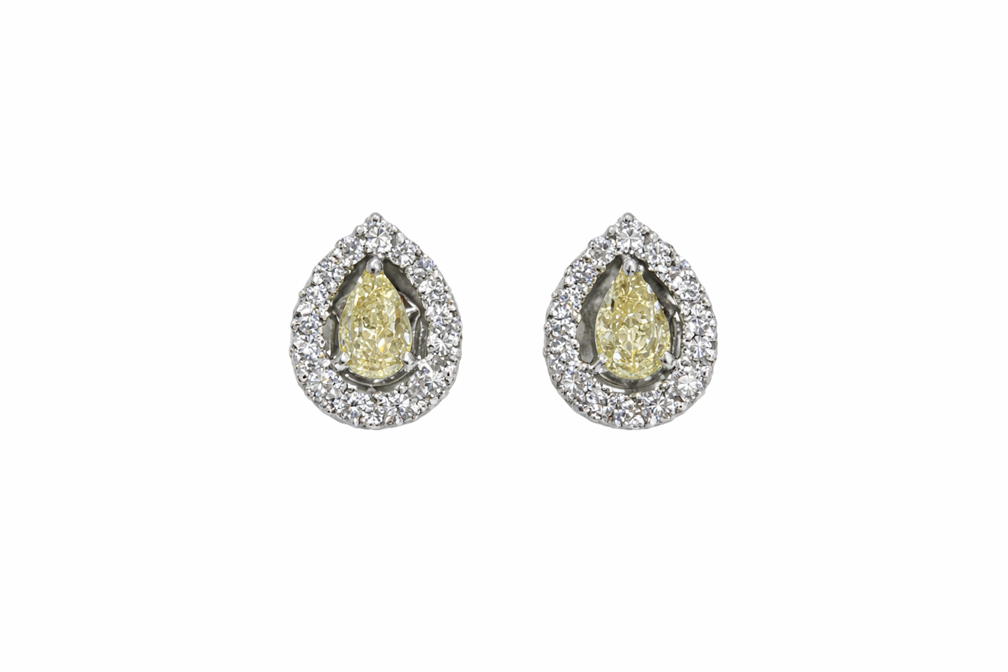 Aurora Pear 925 Sterling Silver Earrings