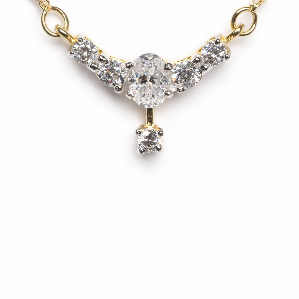 Golden Grace 925 Sterling Silver Necklace