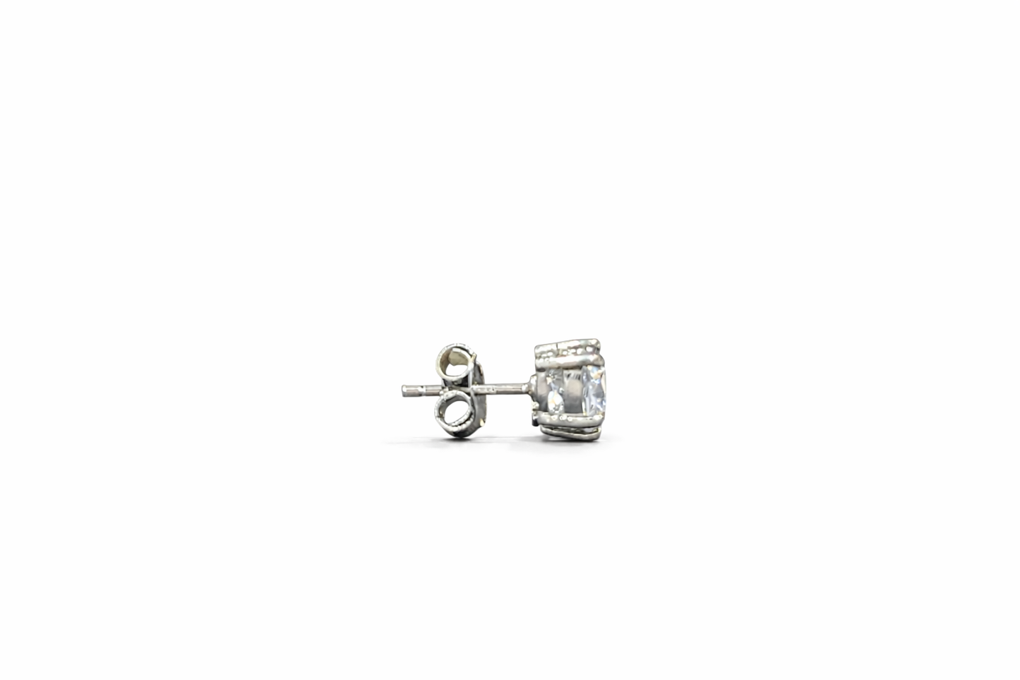 Solitaire Studs 925 Sterling Silver