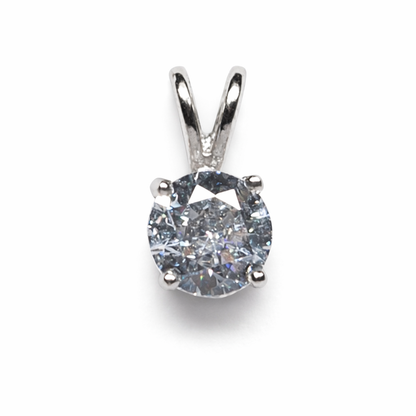 Solitaire 925 Sterling Silver Necklace
