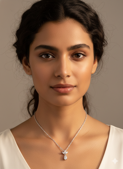 Pure Drop 925 Sterling Silver Necklace