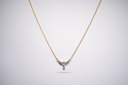 Golden Grace 925 Sterling Silver Necklace