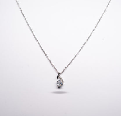 Luna Curve 925 Sterling Silver Necklace