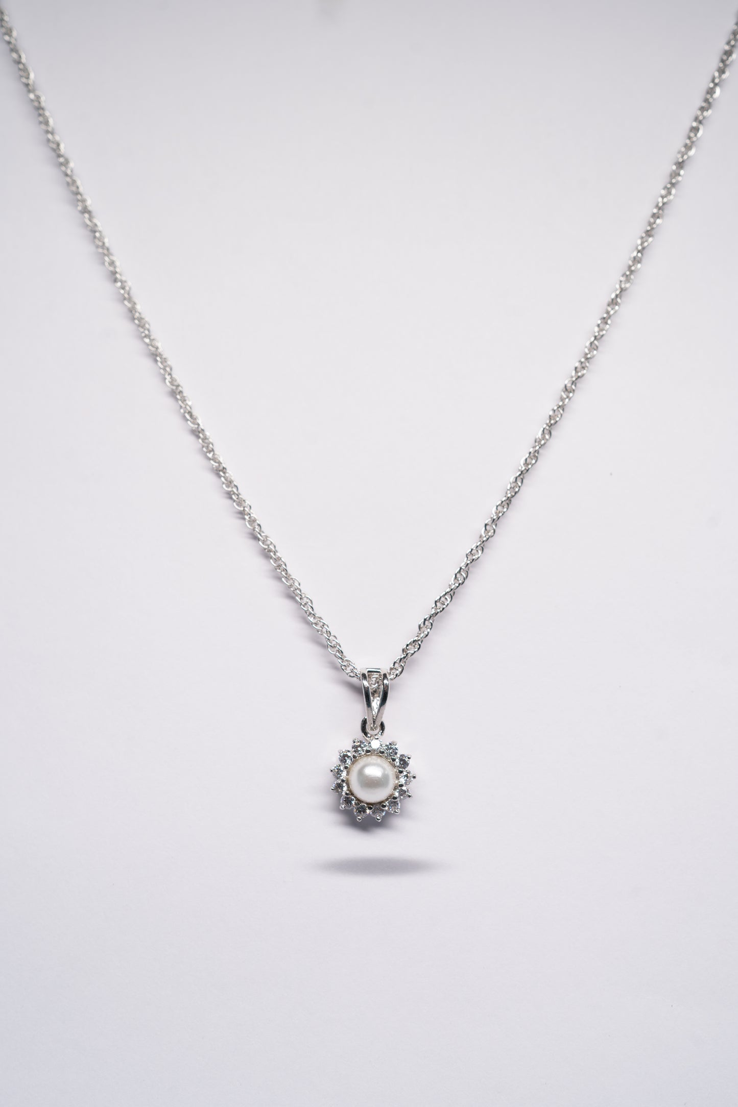 Pearl Aura 925 Sterling Silver Necklace