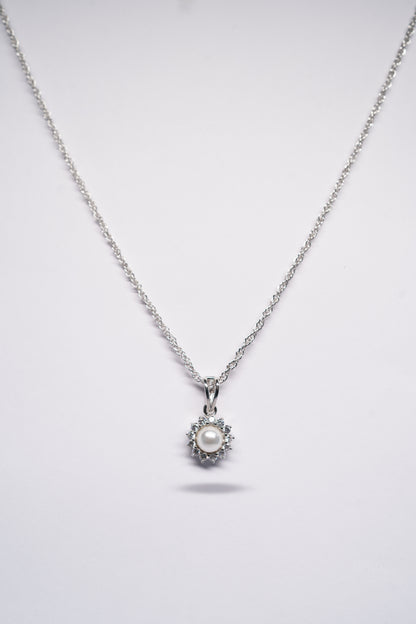 Pearl Aura 925 Sterling Silver Necklace