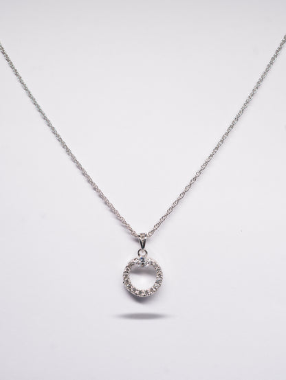 Celeste Ring 925 Sterling Silver Necklace