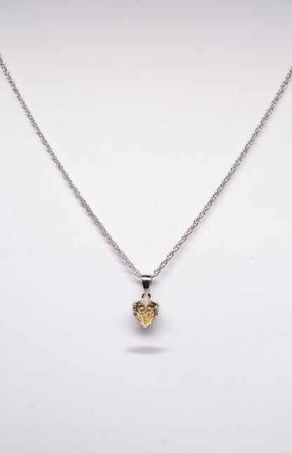 Solace Heart 925 Sterling Silver Necklace