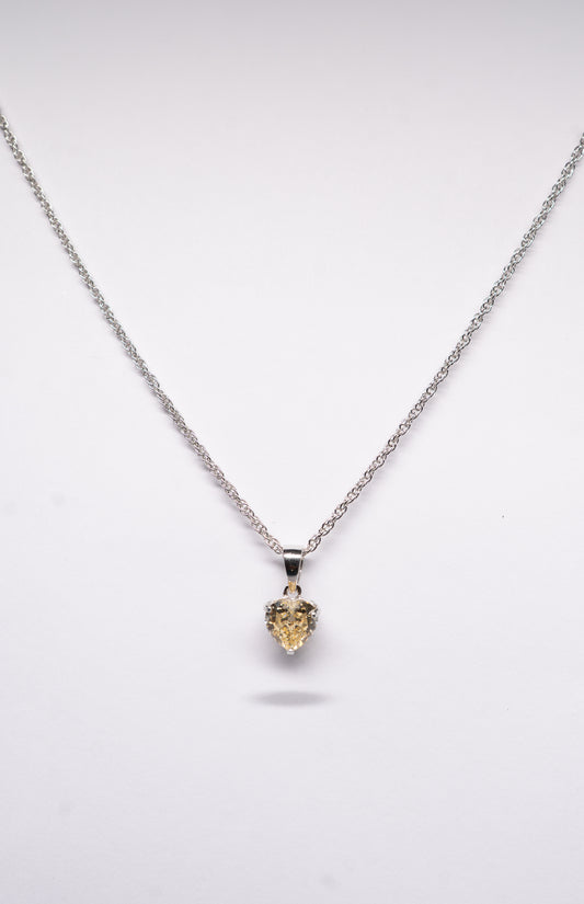 Solace Heart 925 Sterling Silver Necklace