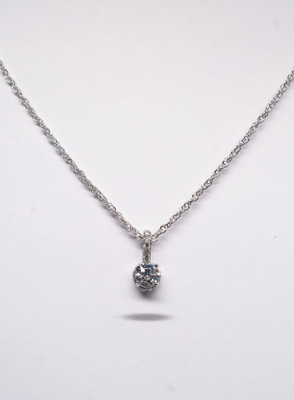 Icon Solitaire 925 Sterling Silver Necklace